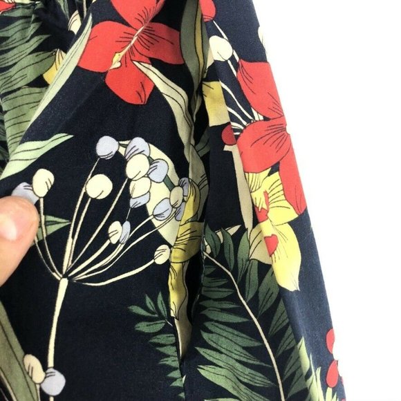 Philosophy Floral Print Full Midi Skirt Elastic M - Picture 2 of 8